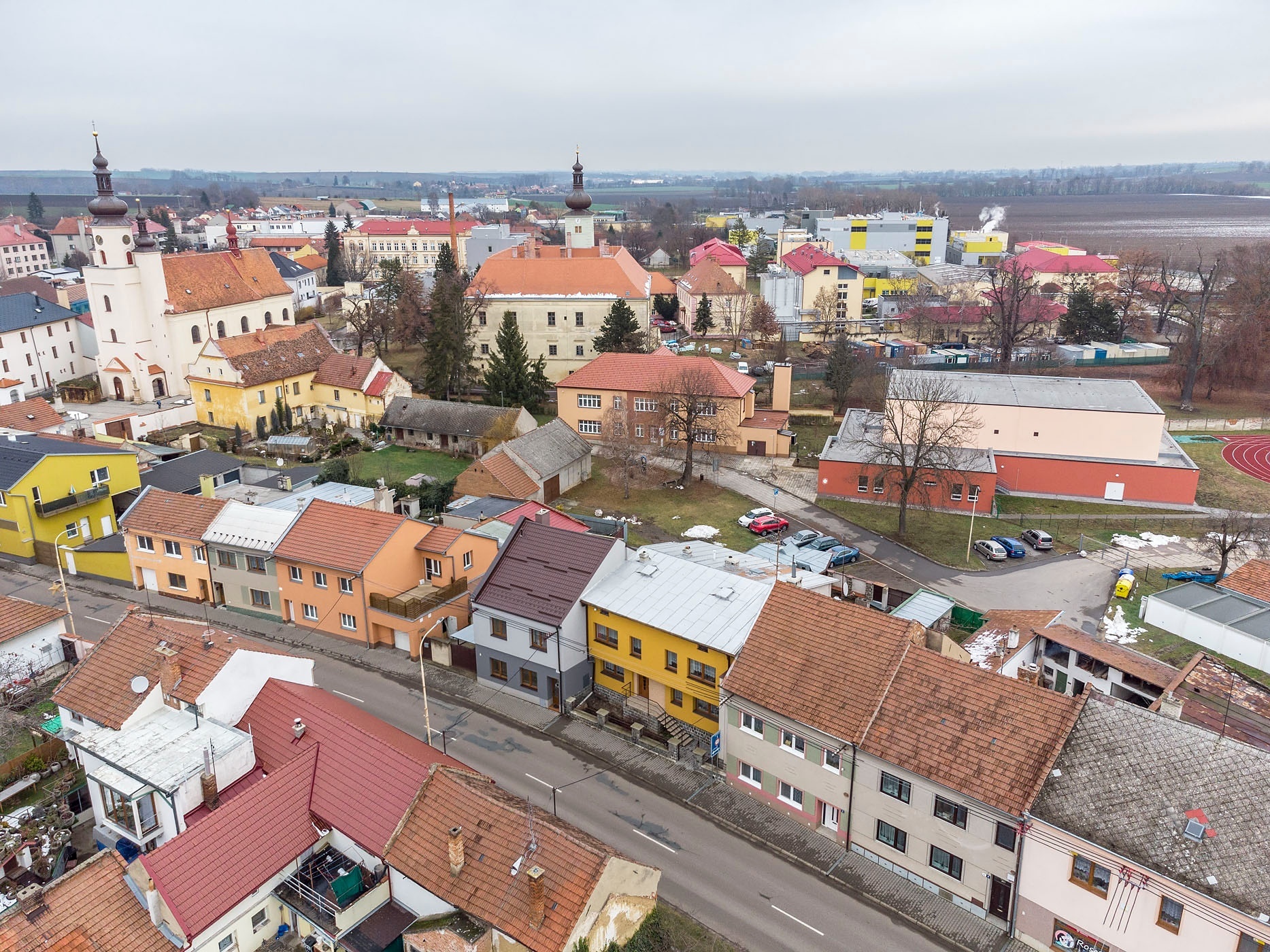 Pohled na situaci v lokalitě RD