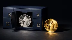 Royal Mint chystá adventní kalendář 2025 se Sněhulákem a jednou zlatou mincí 50p