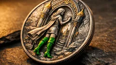 Zaklínač jako sběratelská mince: Lady of the Lake zaujme 3D vložkou zelených bot