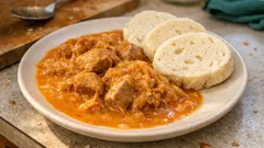 Segedínský guláš v tlakovém hrnci: krémový, hustý a bez moučných hrudek