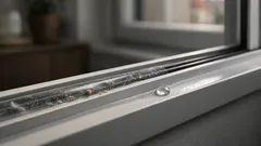 Trik s potravinářskou fólií: okenní kolejnice budou čisté za minutu