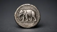 Denár císaře Tita se slonem: mince, která připomíná otevření Kolosea v roce 80 n. l.
