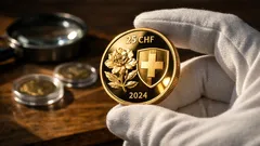 Nová zlatá mince 25 CHF 2024 od Swissmintu: návrat ke stylu roku 1871 i 50. let