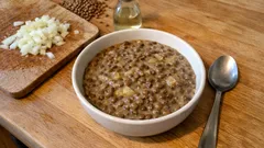 Čočka na kyselo po česku: krémová, akorát nakyslá a vždy se povede