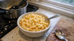 Krémové Macaroni & Cheese na pánvi: jednoduchý recept z cheddaru a Grana Padana