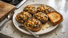 Plněné bedly s hermelínem z trouby: voňavá večeře z pár surovin