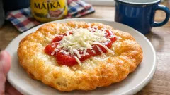 Langoše z těsta kynutého v lednici: připravte si těsto dopředu a smažte kdykoli