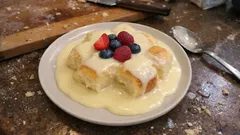 Buchtičky s vanilkovým krémem: nadýchané jako od babičky a krém bez hrudek