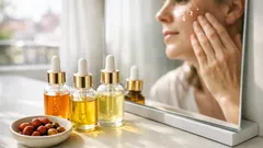 3 pleťové oleje pro pružnější a jasnější pleť: šípkový, arganový a jojobový