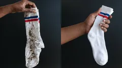 Přidejte 4 lžíce do 3 litrů vody a i vaše nejstarší ponožky budou bělejší než sníh