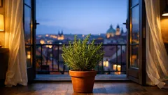 Rozmarýn u balkonových dveří: jednoduchý trik pro vůni doma i méně hmyzu