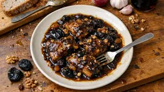 Kapr načerno krok za krokem: sladkokyselá omáčka z piva, povidel a perníku