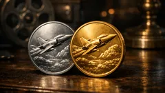 Investiční mince James Bond 2025: osmdesátky na stříbře i zlatě od Královské mincovny