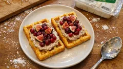 Slané tofu vafle z vaflovače: křupavé, rychlé a se sladko-slanou tečkou