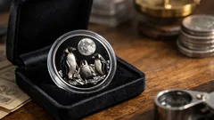 Noční tučňák na minci: nová série Niue Australia at Night zaujme designem i limitem