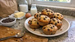 Rychlé čokoládové muffiny z jedné mísy: nadýchané a hotové za 20 minut