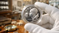 Stříbrná koruna Biafra 1969: proč je mince KM#5 tak vzácná a co ukázala aukce 2024
