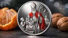 Nová pamětní mince se sv. Mikulášem od Swissmint: parametry, ceny a náklad